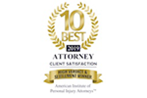 10 Best Attorney Client Satisfaction 2019 - Badge