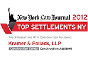 New York Law Journal 2012 / Top Settlements NY - Badge